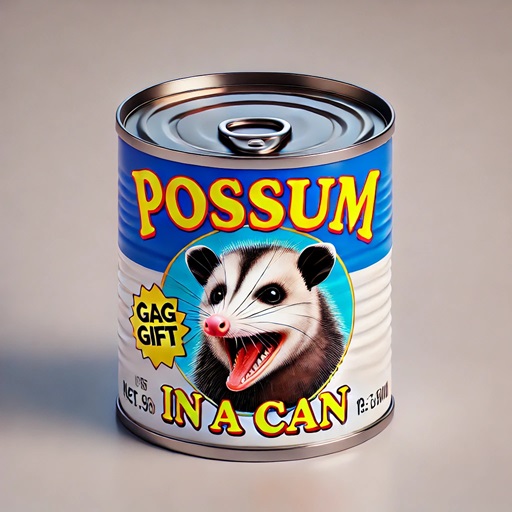 Canned Possum in a can